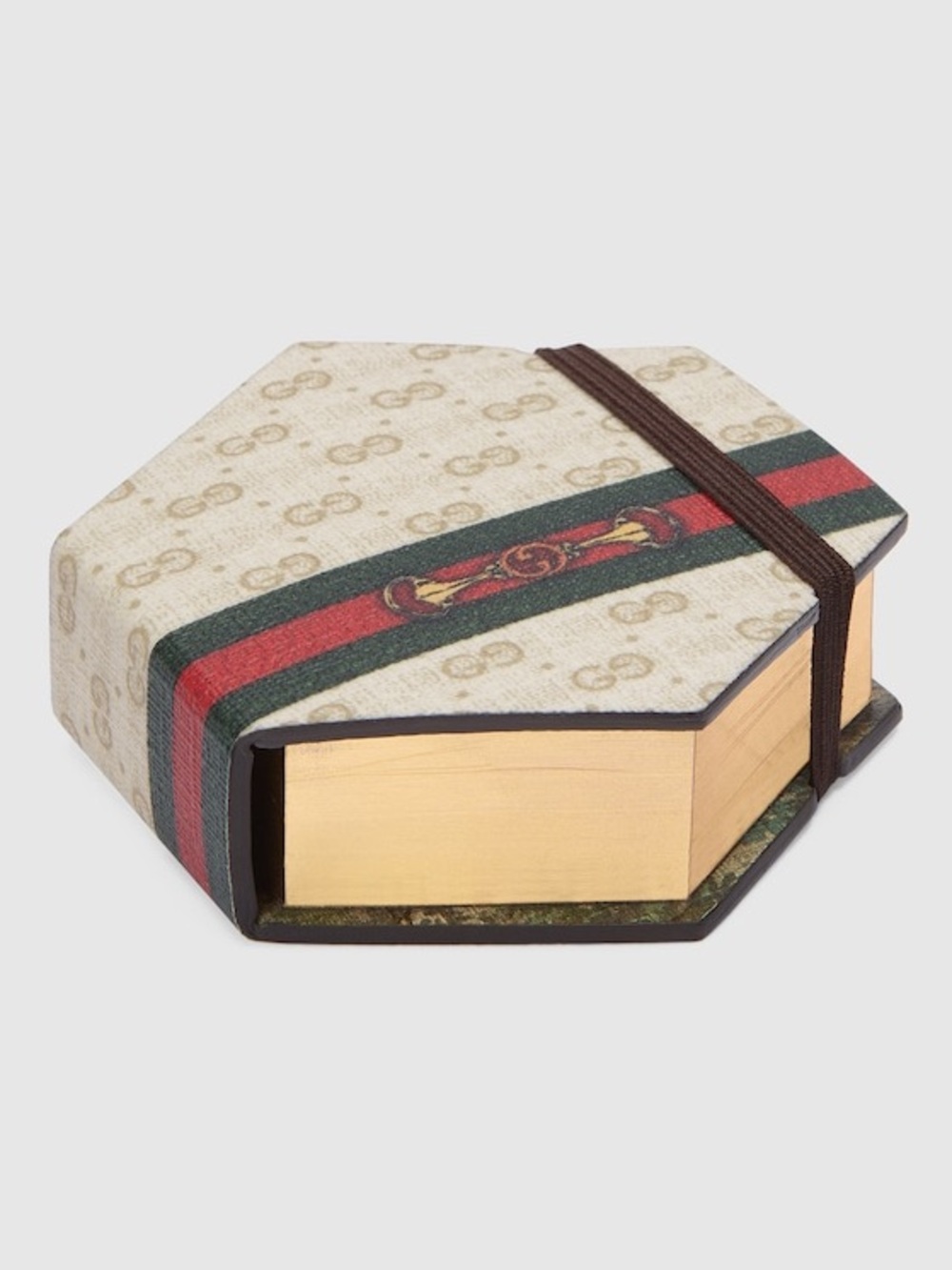 Gucci hexagonal monogram sticky notes notepad